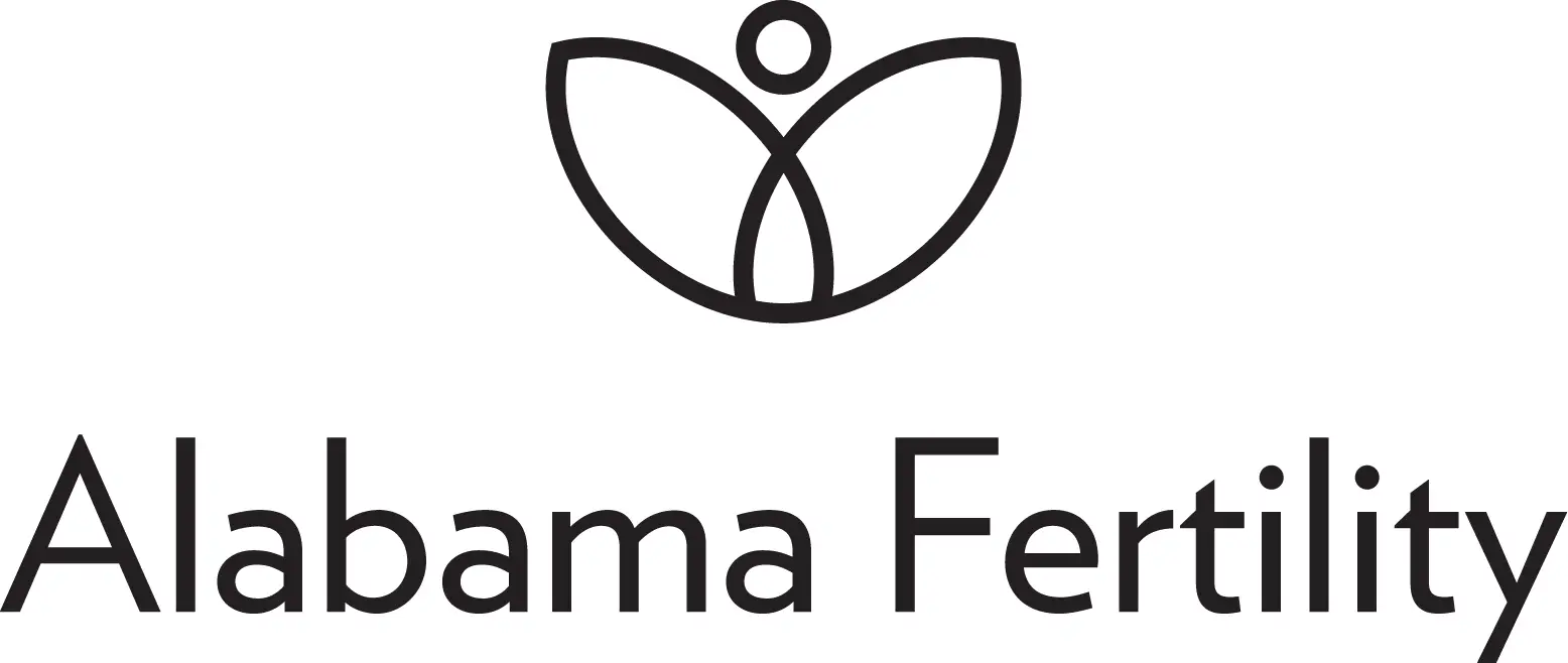 alabama fertility logo stacked white